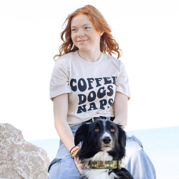 Dogs and Coffee Shirt, Dog Owner Tee Shirt